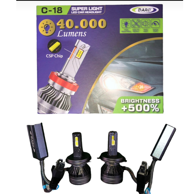 Luces LED 40mil Lumens Bombillos de Faros  Main Image